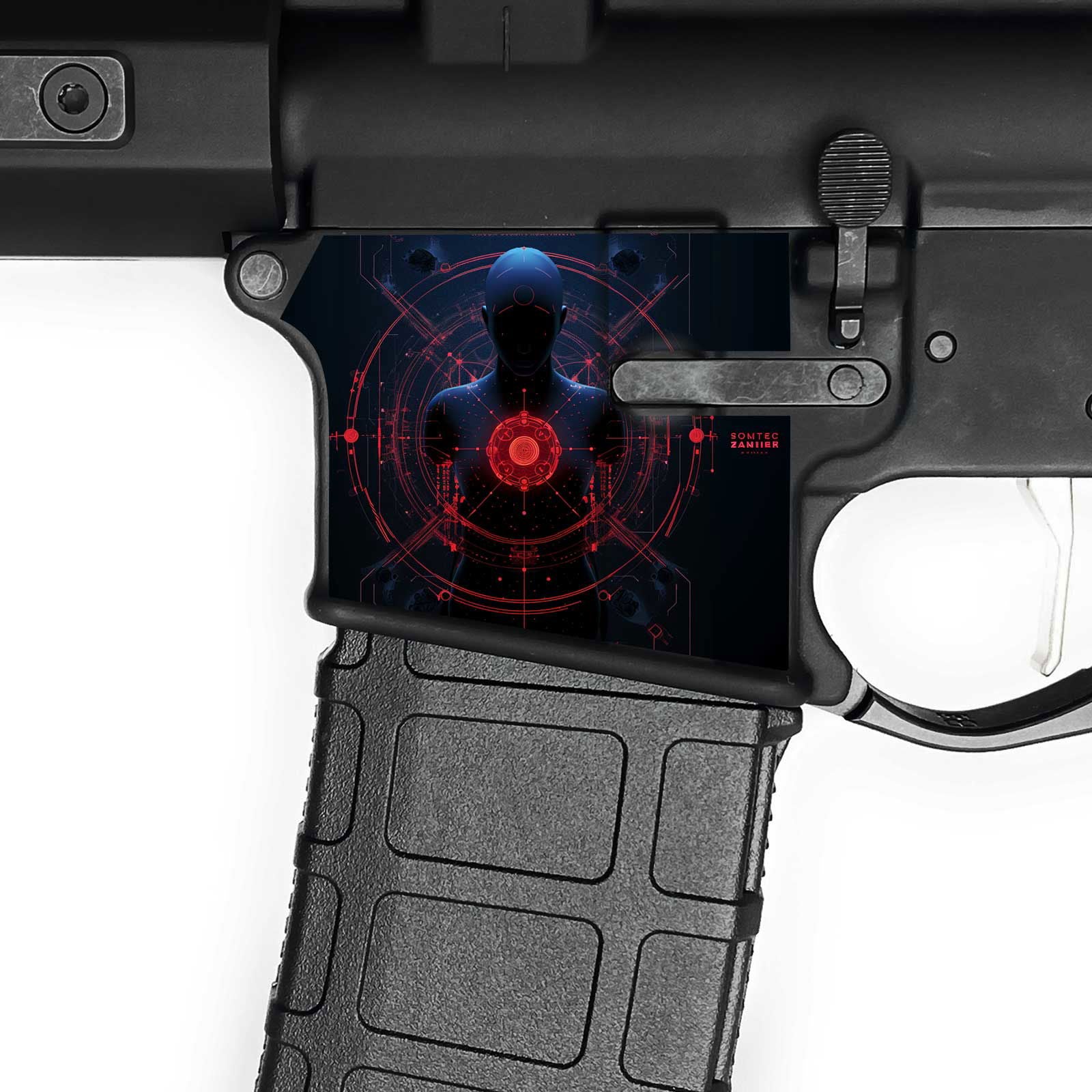 AR-15 Magwell Skin - Traget - WrapMyGun Gun Skins & AR-15 M4 Mag Skins