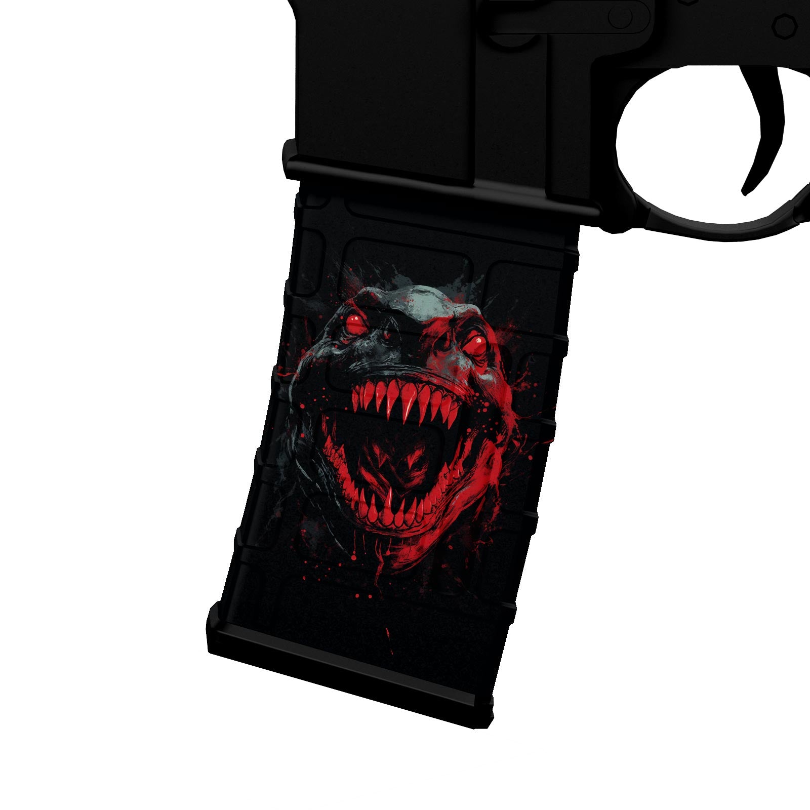 AR-15 Mag Skin - Shark - WrapMyGun Gun Skins & AR-15 M4 Mag Skins