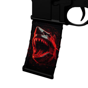 AR-15 Mag Skin - Shark - WrapMyGun Gun Skins & AR-15 M4 Mag Skins