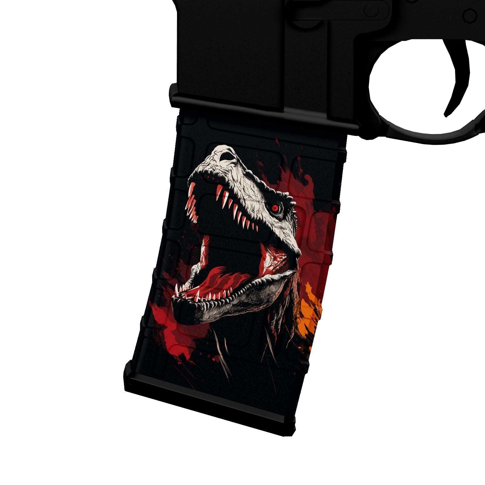 AR-15 M4 Mag Skin - Dinosaur