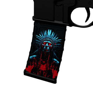 AR-15 Mag Skin - Native American - WrapMyGun Gun Skins & AR-15 M4 Mag Skins