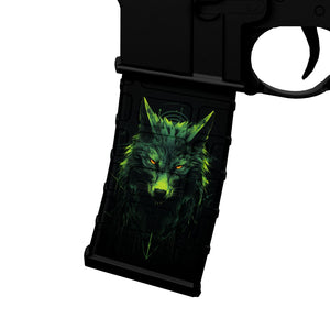 AR-15 Mag Skin - Wolf - WrapMyGun Gun Skins & AR-15 M4 Mag Skins