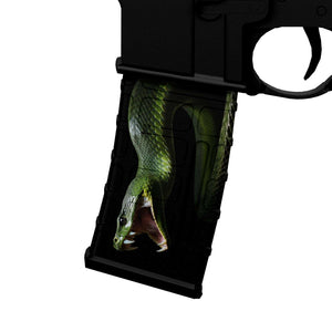 AR-15 M4 M16 Mag Skin - Green Snake