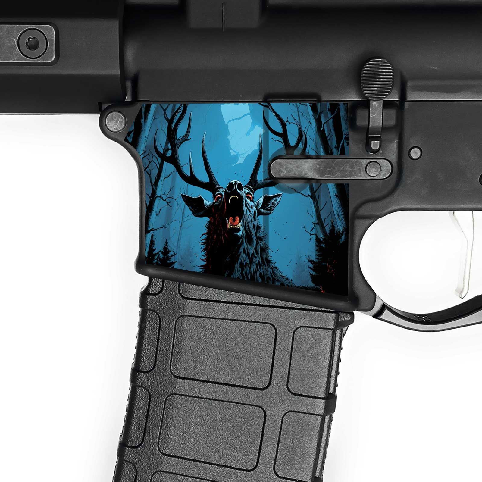 AR15 Magwell Skin - Elk - WrapMyGun Gun Skins & AR-15 M4 Mag Skins