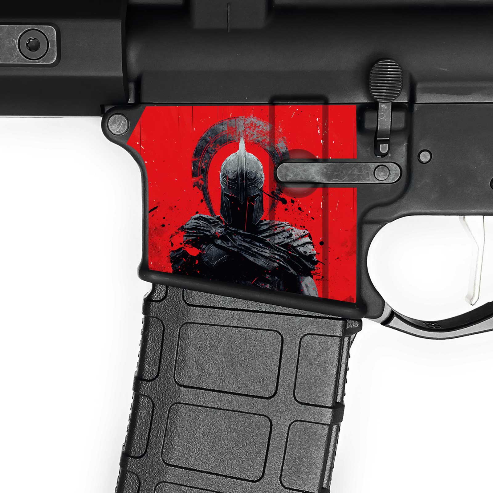 AR-15 Magwell Skin - Spartan