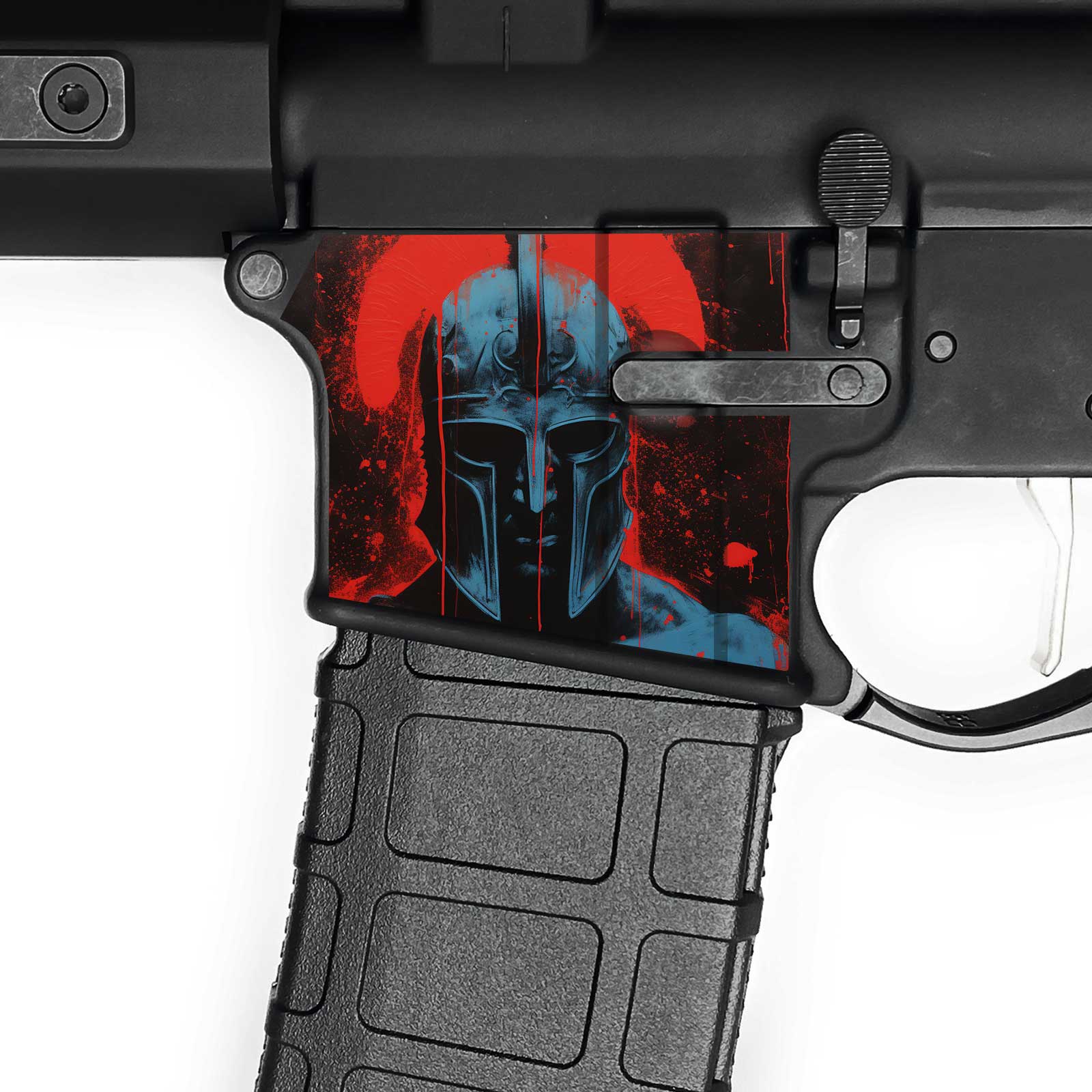 AR-15 Magwell Skin - Spartan