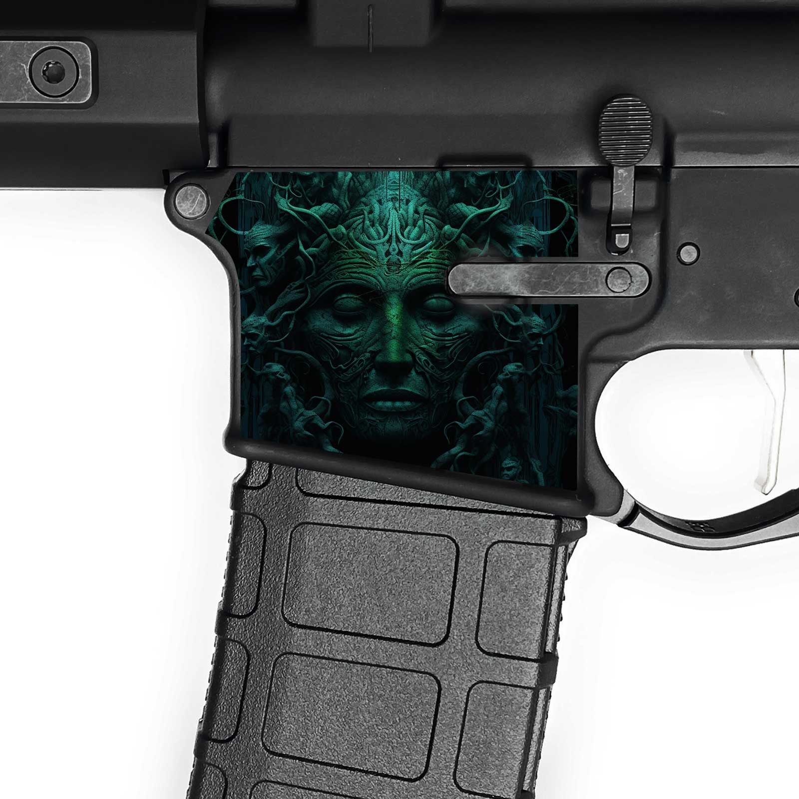 AR-15 Magwell Skin - Mayan's God