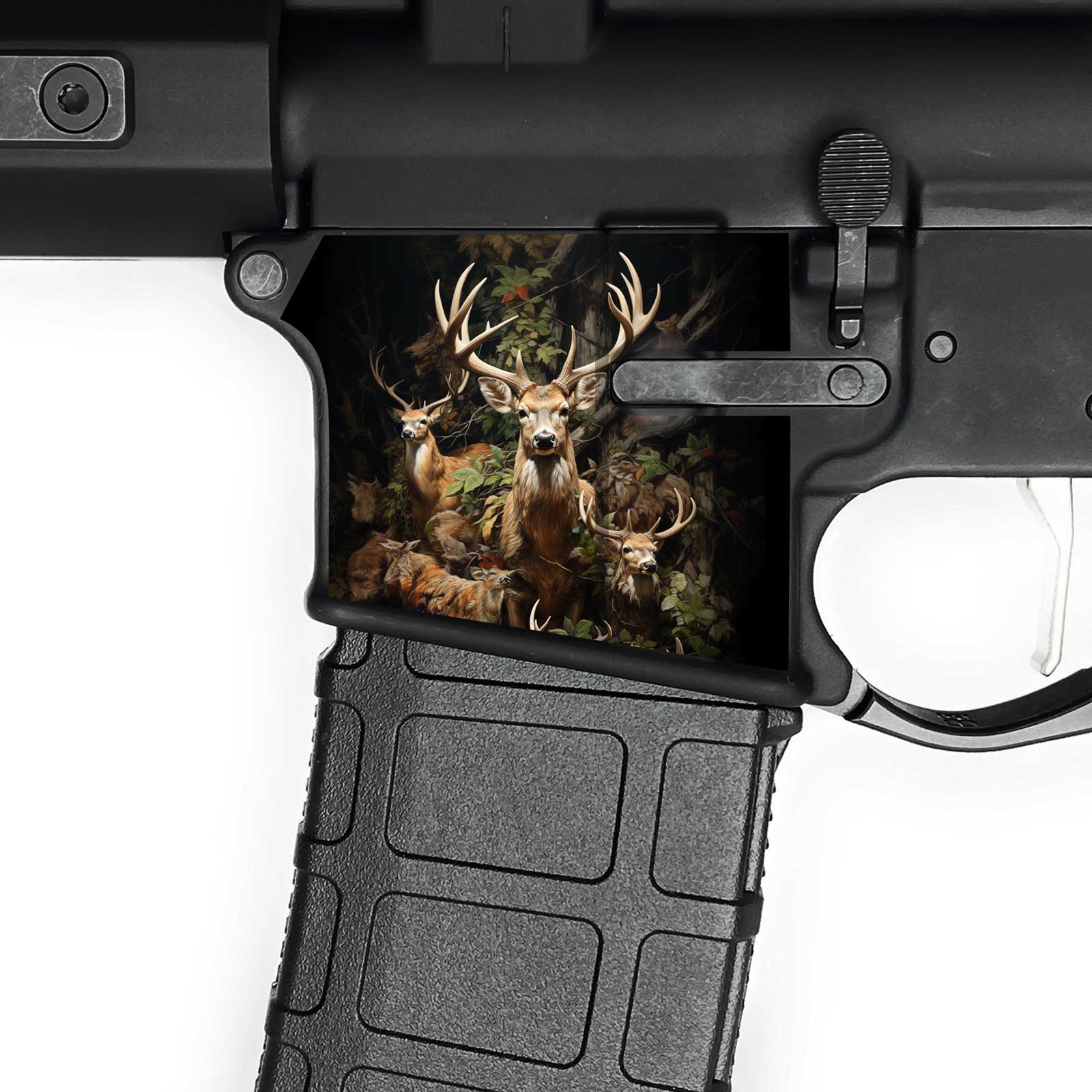 AR15 Magwell Skin - Elk's Camo