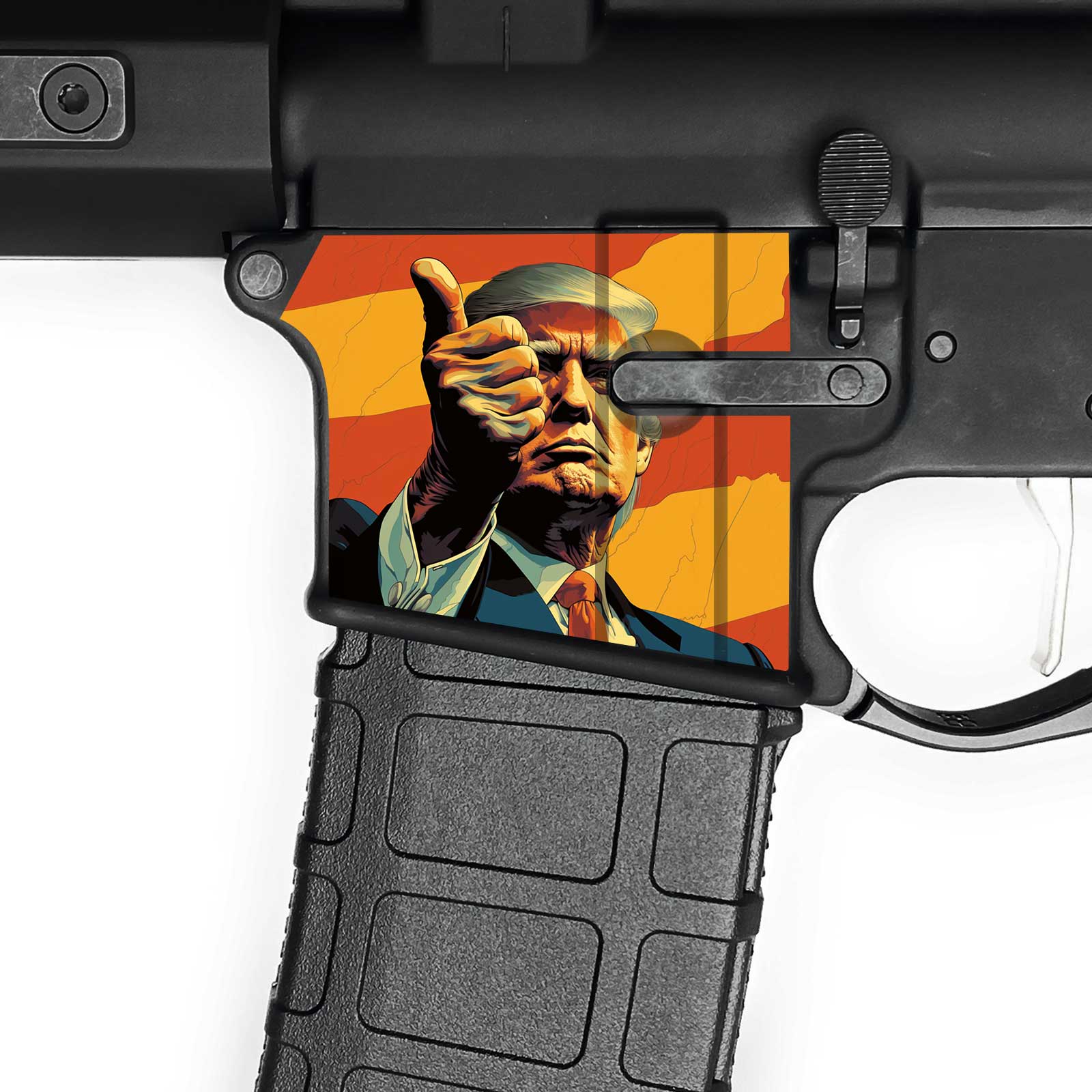 AR15 Magwell Skin - Trump