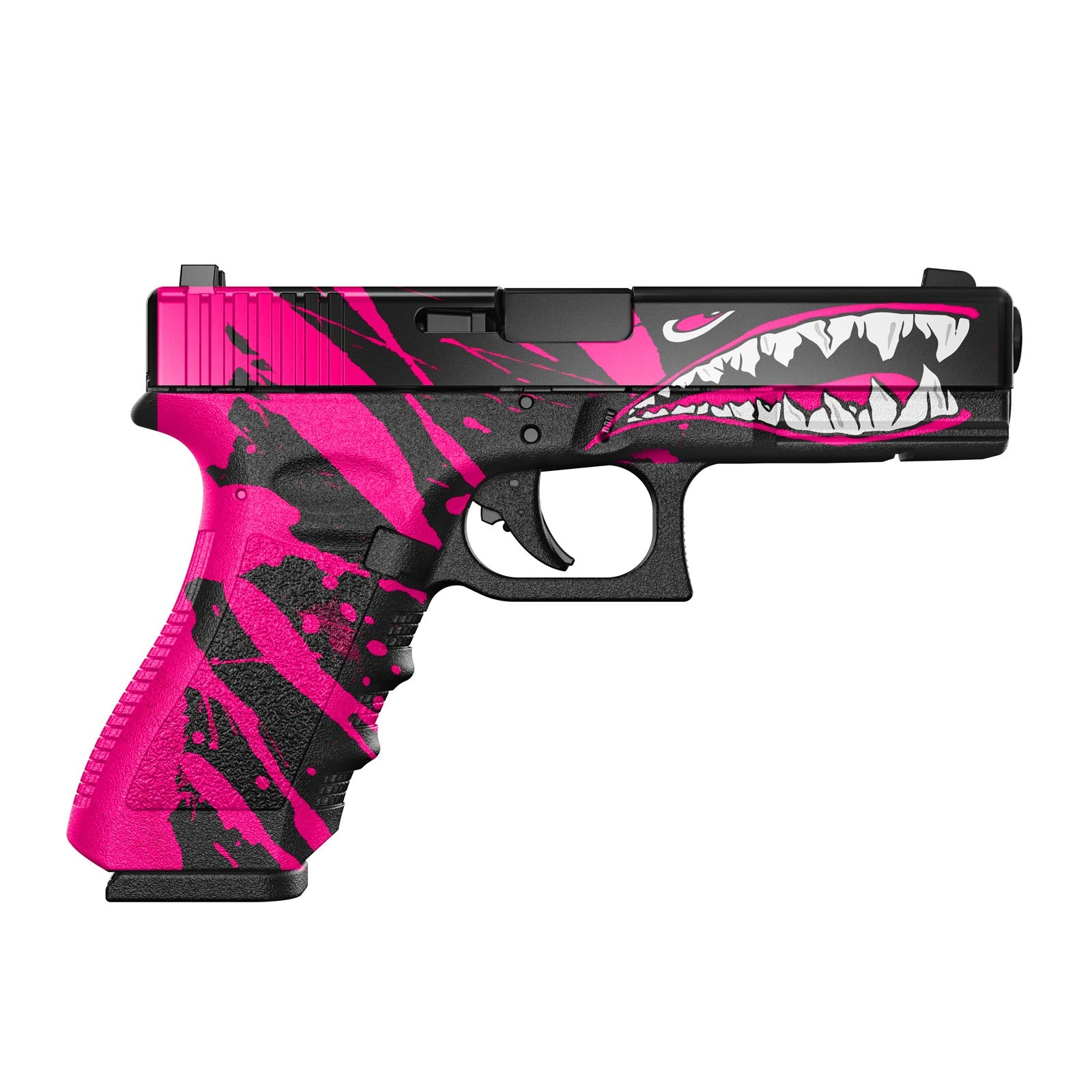 Gun Skin Premium Vinyl Pistol Wrap - Pink - WrapMyGun Gun Skins & AR-15 M4 Mag Skins