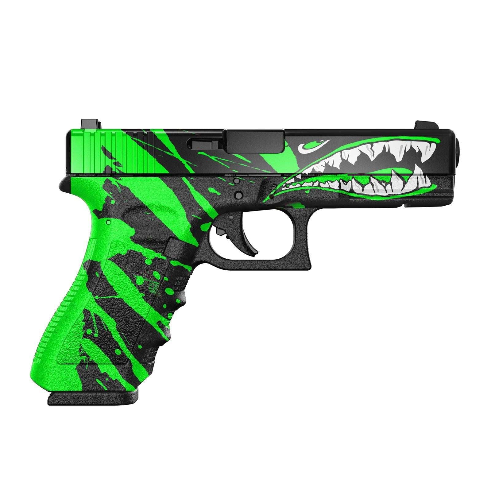Gun Skin Premium Vinyl Pistol Wrap - Green - WrapMyGun Gun Skins & AR-15 M4 Mag Skins