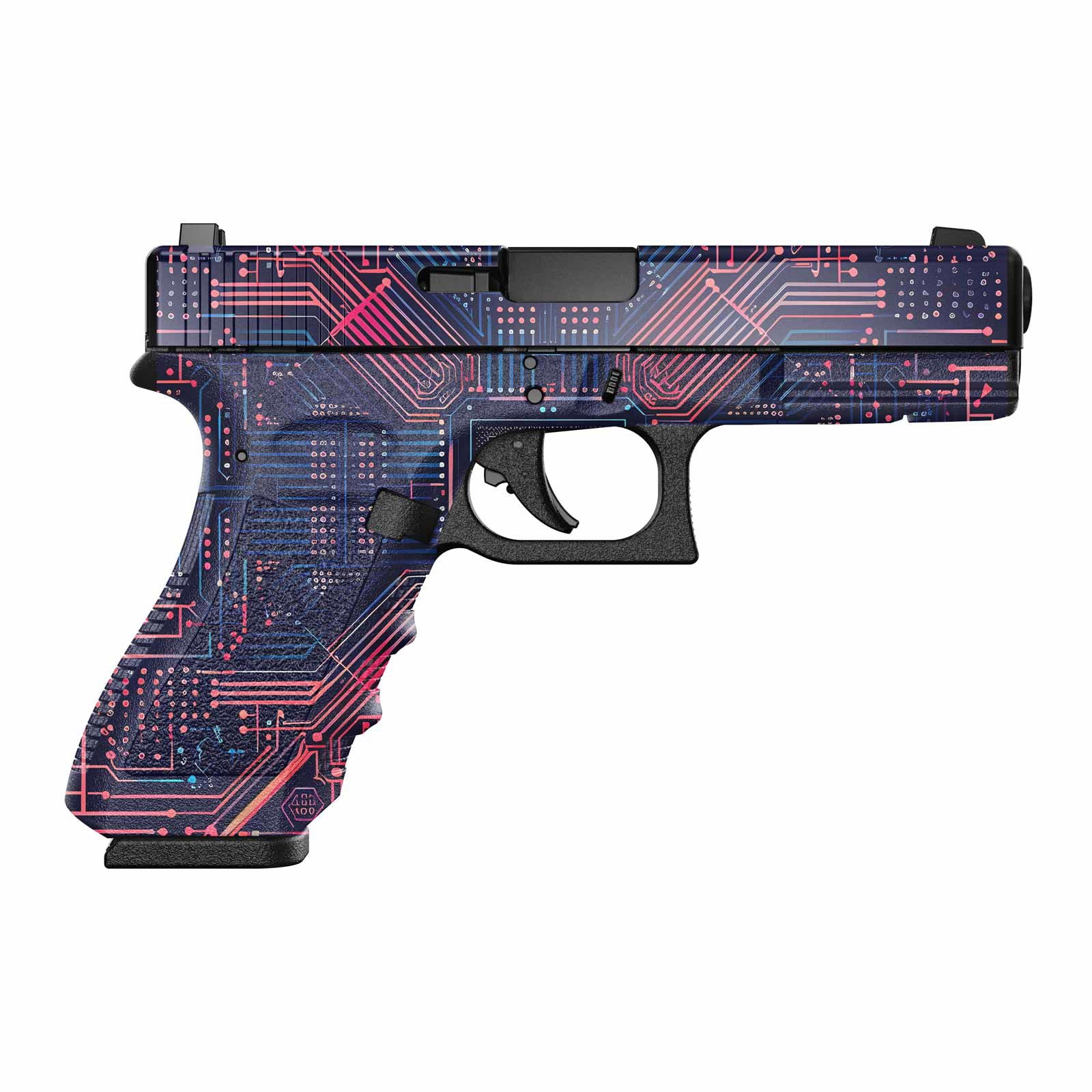 Gun Skin Premium Vinyl Pistol Wrap - WrapMyGun Gun Skins & AR-15 M4 Mag Skins