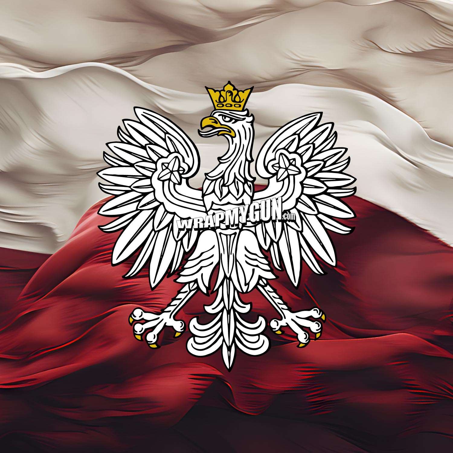 AR-15 Mag Skin  - Polish Flag
