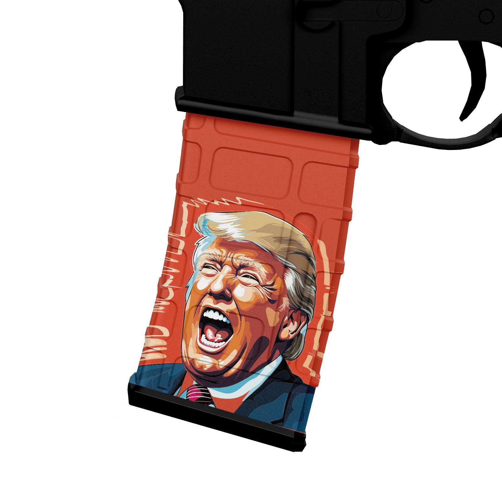 AR-15 Mag Skin - Trump - WrapMyGun Gun Skins & AR-15 M4 Mag Skins