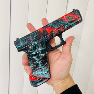 Universal Gun Skin - Premium Vinyl Pistol Sheet - Lava - WrapMyGun Gun Skins & AR-15 M4 Mag Skins