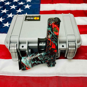 Universal Gun Skin - Premium Vinyl Pistol Sheet - Lava - WrapMyGun Gun Skins & AR-15 M4 Mag Skins