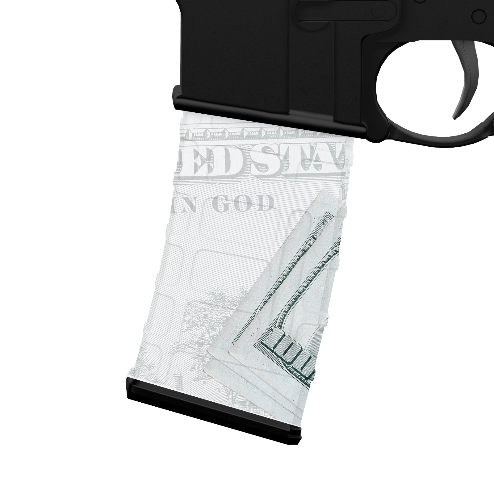 AR-15 Mag Skin - Premium Vinyl Mag Wrap - Money - WrapMyGun Gun Skins & AR-15 Mag Skins